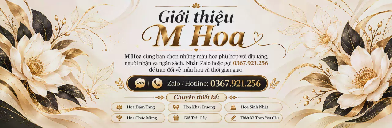 Ảnh bìa Shop hoa tươi Xã Vân Du Nghệ An - Gói ghém những lời muốn gửi